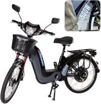 Bicicleta Elétrica Motor 500w Wehawk Hw03 Bateria Recarregável