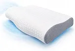 Travesseiro Ortopédico Cervical ICE Viscoelástico Premium, Suporte Ergonômico, Super Refrescante, Antialérgico, 50x70cm