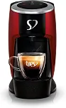 3 Corações TRES Cafeteira Espresso e Multibebida Touch Vermelha - 220V
