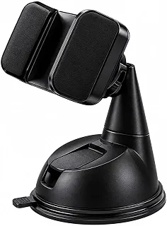 Suporte Veicular para Celular GPS com Ventosa a Vácuo Rotativo 360° Fixação por Ventosa no Painel e Vidro Compativel com Todos Smartphones - Premium