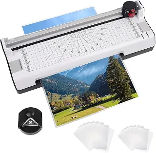 Plastificadora e Laminadora, Portátil 127V para Formatos A4 e A6 Compacta e Fácil de Usar, Ldeal para Casa e Escritório