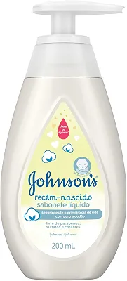 Johnson's Baby Sabonete Líquido Recém Nascido, 200ml