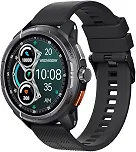Solar Ultra Smartwatch para Mulheres e Homens, Preto