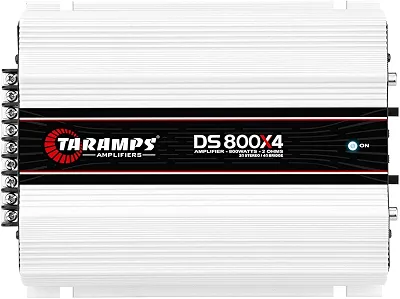 Módulo Taramps DS 800x4 2 ohm 800 W RMS 4 Canais Amplificador Som Automotivo