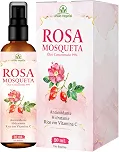 Óleo de Rosa Mosqueta 99% Puro e Prensado a Frio | Clareador, Hidratante e Antirrugas para Pele e Cabelo | União Vegetal 50ml