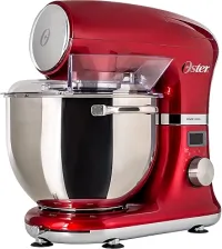 Oster Batedeira Planetária Digital, Bowl Inox, 5L, 220V, Vermelha, 1000W, OBAT911