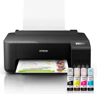 Impressora Epson EcoTank L1250 - Tanque de Tinta Colorida, Wi-Fi Direct, Comando de voz, Bivolt, Cor: Preto