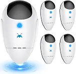 Neatmaster Repelente ultrassônico atualizado 2026, repelente interno de pragas e insetos, controle de pragas para baratas, roedores, insetos, mosquitos, ratos, aranha, formiga, repelente de mouse com