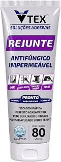 Rejunte que não escorre p/ banheiros com secagem rápida VTEX 80G BRANCO