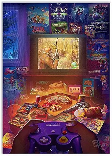 Placa Quadro Decorativo A3 Games Retro Jogos Classicos 02