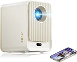 AOC Projetor Inteligente 1080P, Totalmente Selado, 300 ANSI e 12000 Lumens, Foco Automático e Android 12.0, Projetores com Wi-Fi 6 e Bluetooth 5.0, Tela de 250', Projetor Portátil para Celular/PC/HDMI