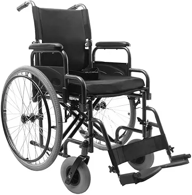 Cadeira de Rodas Aço Dobrável até 120 Kg D400 Dellamed - Tamanho 46