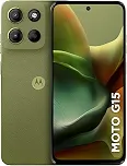 Smartphone Motorola Moto g15-256GB 4GB RAM+8GB Ram Boost e Camera 50MP com AI e Night Vision Bateria de 5200 mAh Tela FHD+ 6.7' com Superbrilho NFC - Verde
