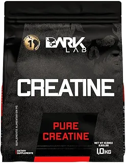 Creatina Pura Dark Lab, Monohidratada 100% de Pureza, Sem Glúten, Sem Sabor (1kg)
