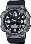 AQS800W Series | Analog Digital Watch | 100M WR | Solar Powered | 1/100 SEC Stop Watch | 6-Language Day of The Week Indicator | Countdown Timer | LED Light | Multi Alarm
