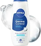 NIVEA Sabonete Líquido Derma Control Defende 250ml, Limpeza Corporal, Previne Ressecamento, Ácido Hialurônico, Pele Suave