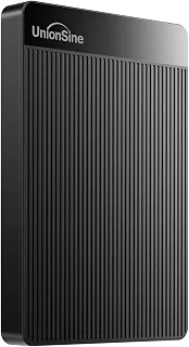 HD Externo Portátil 250GB UnionSine Disco Rígido compatível Mac/Pc/Notebook/PS4 - USB 3.0-HD2510（Preto ）