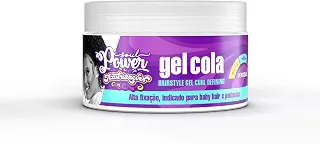Gel Cola Texturizações Soul Power - Alta Fixação para Penteados e Baby Hair - 250g