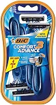BIC Aparelho De Barbear Comfort 3 Advance Pele Normal Azul 3 Lâminas Fita Lubrificante 9298491 Leve 4 Pague 3