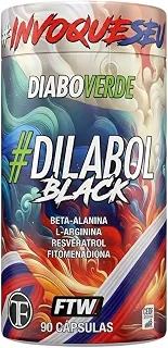 Pré Treino FTW Diabo verde 90 Cápsulas Dilabol Black