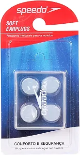 Protetor Auricular, Speedo, Soft Earplugs- Transparente