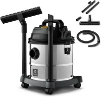 Electrolux Aspirador água pó função sopro compacto liquidos quimicos inox 1800W 20L total 15L util protetor termico GT20i 220V