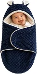 Saco de Dormir para Bebê em Manta Soft Pipoquinha e Sherpa - Toque Macio e Aconchegante