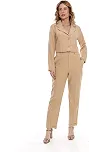 Conjunto Terninho Feminino de Alfaiataria – Blazer com Botão + Calça Social | Look Elegante e Profissional | REF: CON-0046