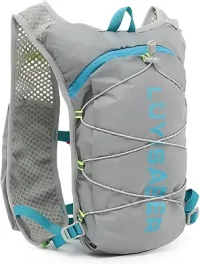 Mochila Hidratação Ciclista Corrida Trilha Impermeável Com Squeeze 2L Termoplástico Tubo de Silicone