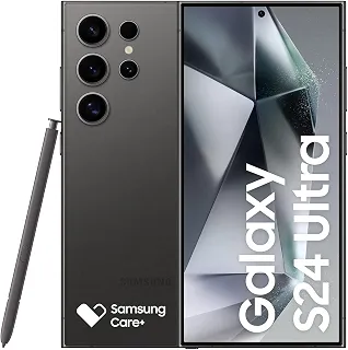 Smartphone Samsung Galaxy S24 Ultra, Galaxy AI, Selfie de 12MP, Tela de 6.8' 1-120Hz, 256GB, 12GB RAM - Titânio Preto