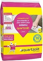 Argamassa Quartzolit Porc. E Psp 20kg Cinza Externa