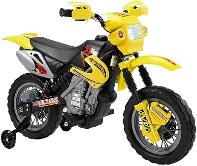 Bel - Moto Cross Trail Elétrica 6V Amarela