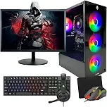 PC GAMER RYZEN 7 5700G, 16GB DDR4, SSD SATA 480GB, FONTE 500W + KIT GAMER 4 EM 1 + MONITOR 19