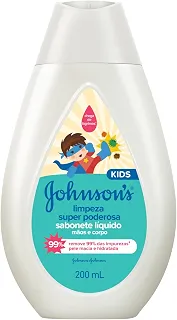 Sabonete Líquido Johnson's Baby Limpeza Super Poderosa, 200ml