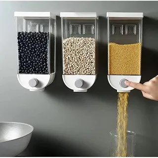 Dispenser Suspenso para Cereais e Ração 1L ou 1,5L com Dosador (2UN - 1.5L)
