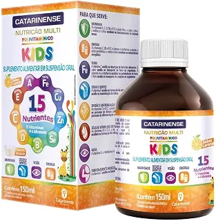 Polivitamínico Kids Catarinense Sabor Laranja 150ml