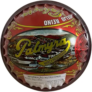 Queijo Reino Palmyra Tradicional Lata O Melhor do Brasil Aprox. 1kg