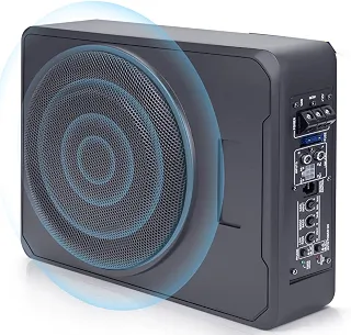 Subwoofer Automotivo, 11-15V, Caixa Ativa, Caixa Ativa Amplificada Subwoofer Slim 150w, Caixa de Som Automotivo e Alto Falante