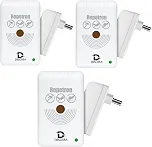 KIT 3 Repelente Ultrassônico Repetron Disoma Bivolt Repele Espanta Pernilongos, Ratos, Morcegos - Cobertura de até 200 m² - Seguro, Silencioso e Econômico