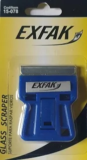 Mini Raspador de Vidro Profissional Removedor de Cola Adesivo Insulfilm Box Janela Multiuso + 2 lamianas