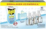 Raid Repelente Eletrico Líquido Family, 45 Noites de Proteção, 3 Refis