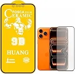 Película Cerâmica Fosca 9D Iphone X/11/12/13/14/15/16e PRO MAX Proteção Total,Anti-Riscos e Não Fica Marca de Dedo Na Tela (13 PRO MAX / 14 PLUS)