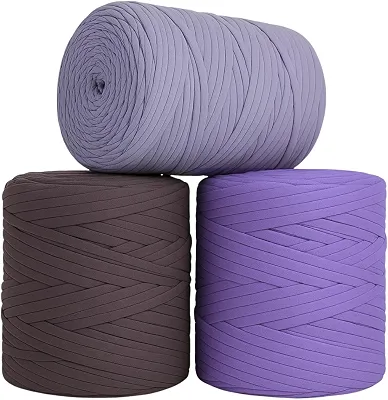 SYMEON Fio de Malha GUARANI 1kg Ecologico Residual 140m Artesanato Crochê