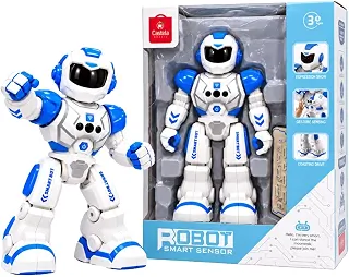 Robô Sensor Inteligente com Controle Remoto Infravermelho Luz e Som - Castela