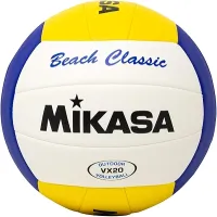 Mikasa Bola de Vôlei clássico de praia VX20 branco