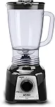 Liquidificador Arno Power Mix 700W LQ19, Preto, Jarra de 2,4L, 4 Lâminas AFIAMAX 18% Mais Afiadas, 3 Velocidades, Alta Durabilidade e Desempenho Superior, 220V