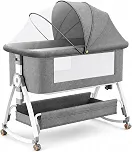 Berço Moisés CoSleeper Portátil Infantil Com Balanço Mosquiteiro Até 20kg Ajustável Multmaxx