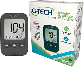 Kit Medidor de Glicose G-Tech Vita Ultra