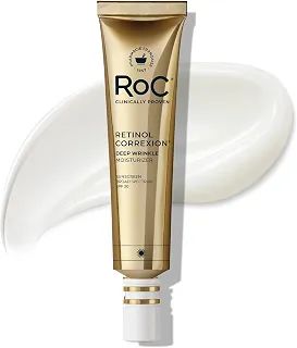 RoC Retinol Correxion Hidratante facial diário para rugas profundas FPS 30