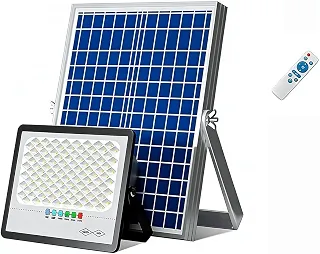 1000/30w Refletor Led Solar Holofote Com Placa Bateria à Prova Dágua/controle Remoto